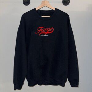 Black Red Fargo The Coen Brothers Classic Retro Movie Crewneck Sweatshirt